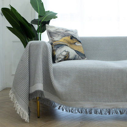 Housse de canapé – ANAQA – Rouge uni, anti-poussière