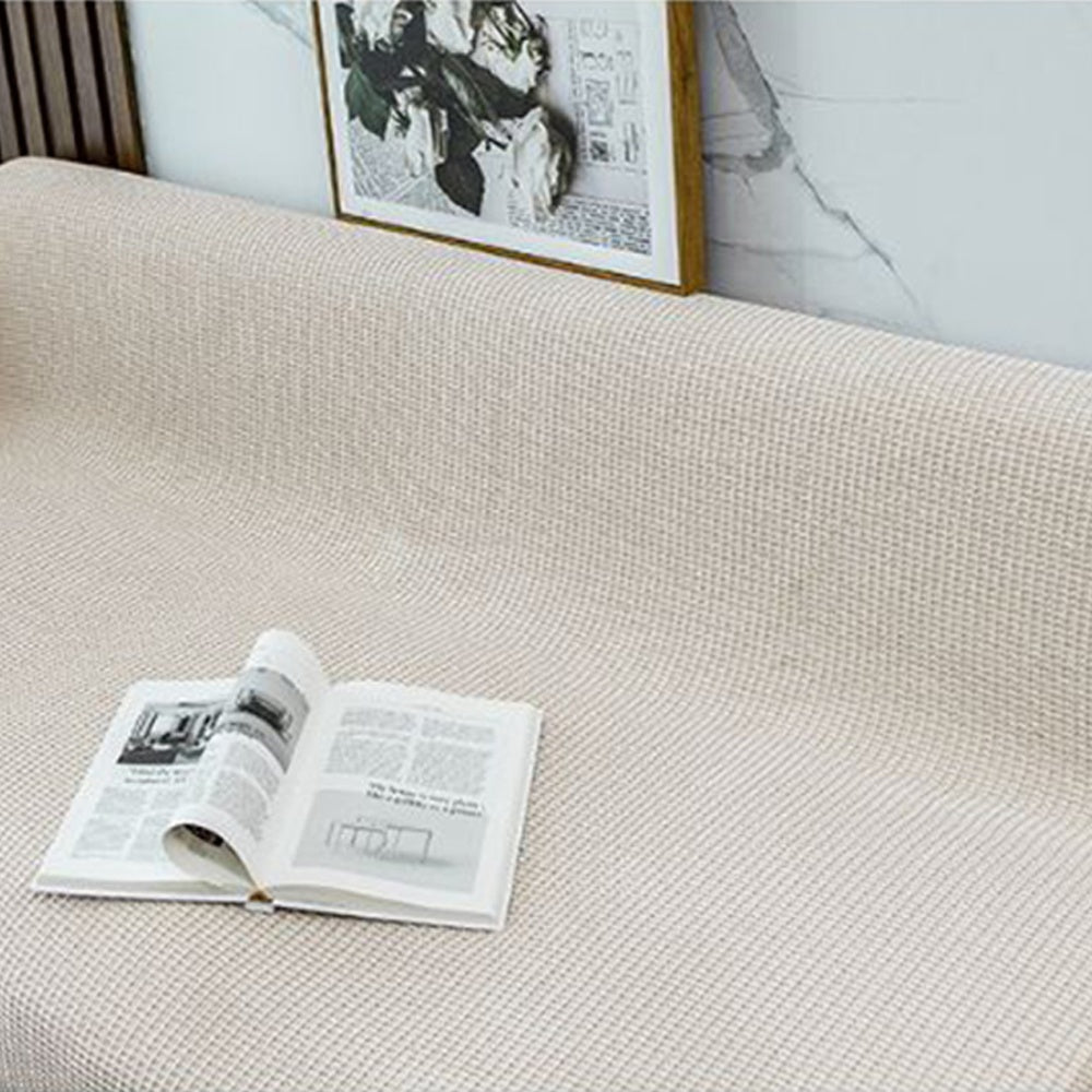 Housse de canapé – ANAQA – Rouge uni, anti-poussière